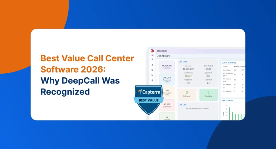 Best Value Call Center Software 2026: Why DeepCall Was Recognized