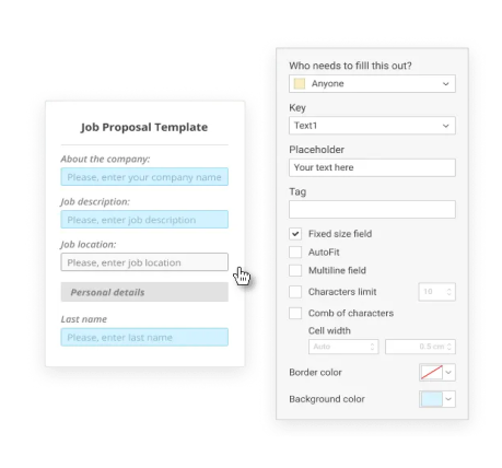 design and customize forms to enhance meetings