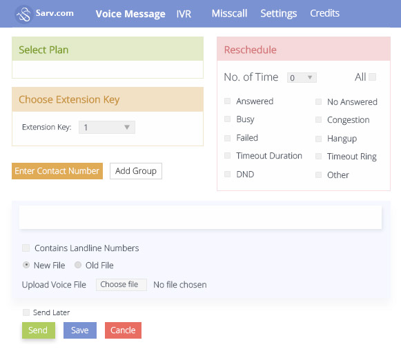 Voice Broadcasting Features